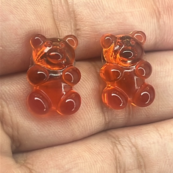UNIF Jewelry - Red Gummy Bear Post Earrings 🐻